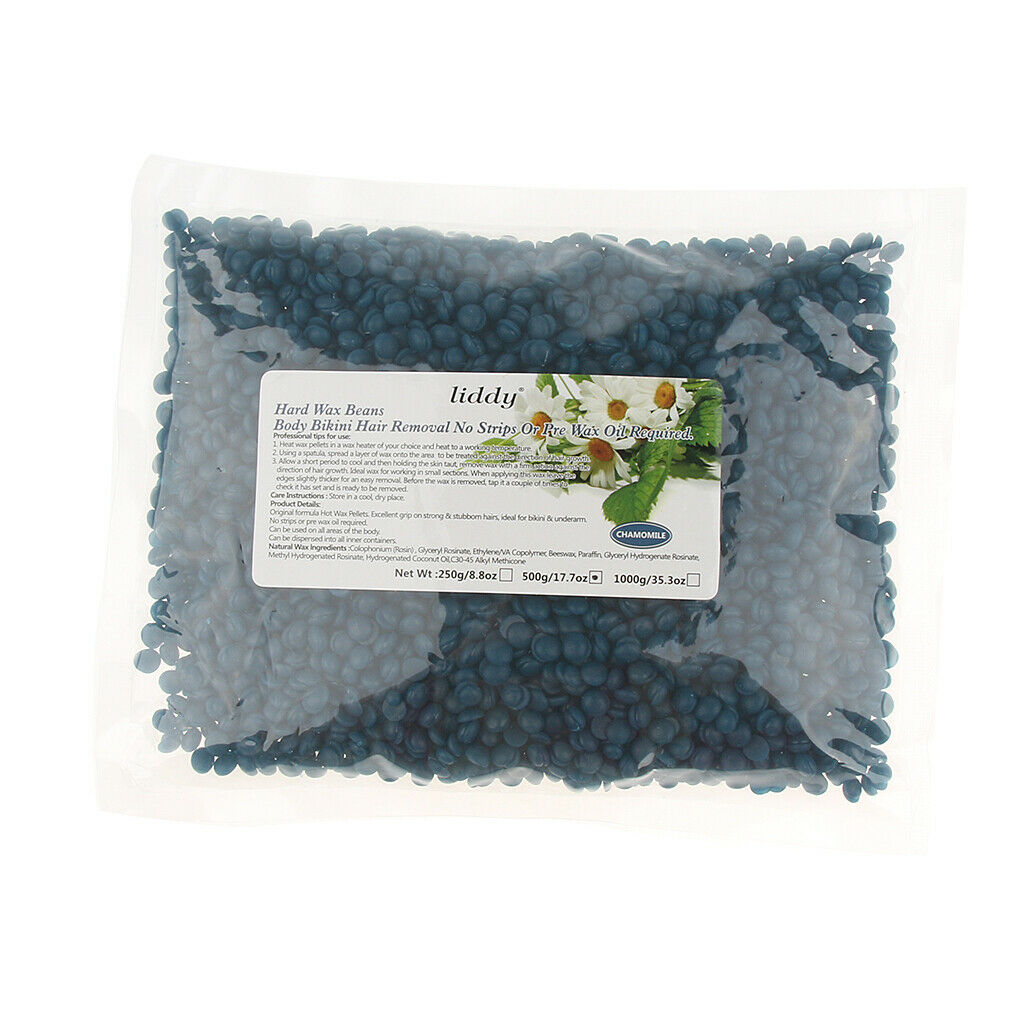 Wax Beans Hair Removal Face Leg Depilatory Hard Wax Pellets 500g  Chamomile