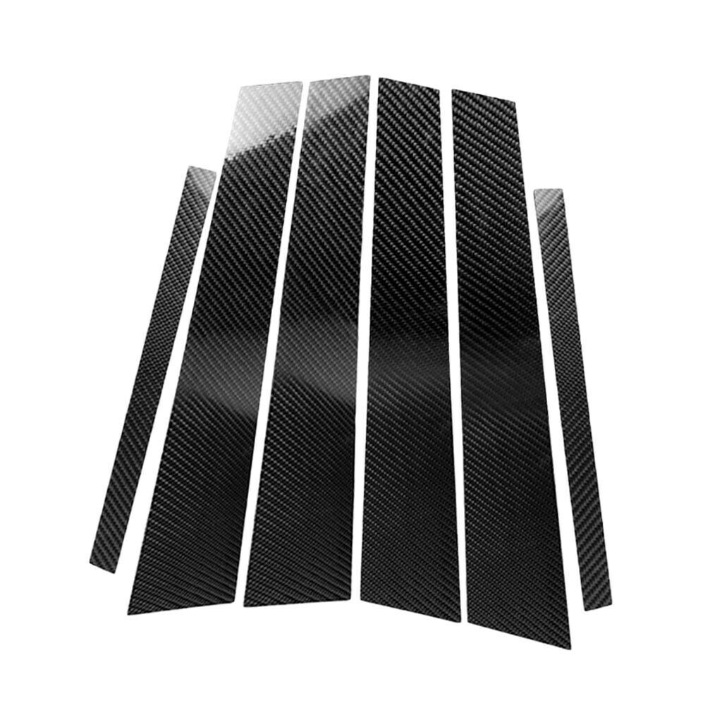 Black -  Window Pillars Covers Trims For BMW 3 5 Series F07 E60 E70 F16 F15