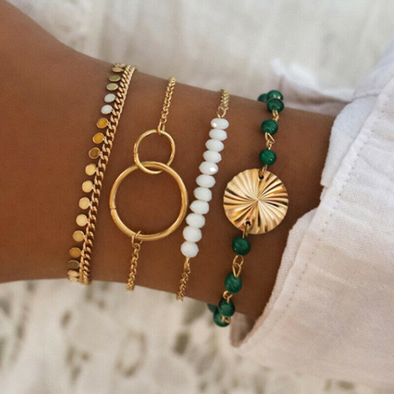 Shop-Story - Miley : Pack Of 4 Bracelets Bohemian Chic