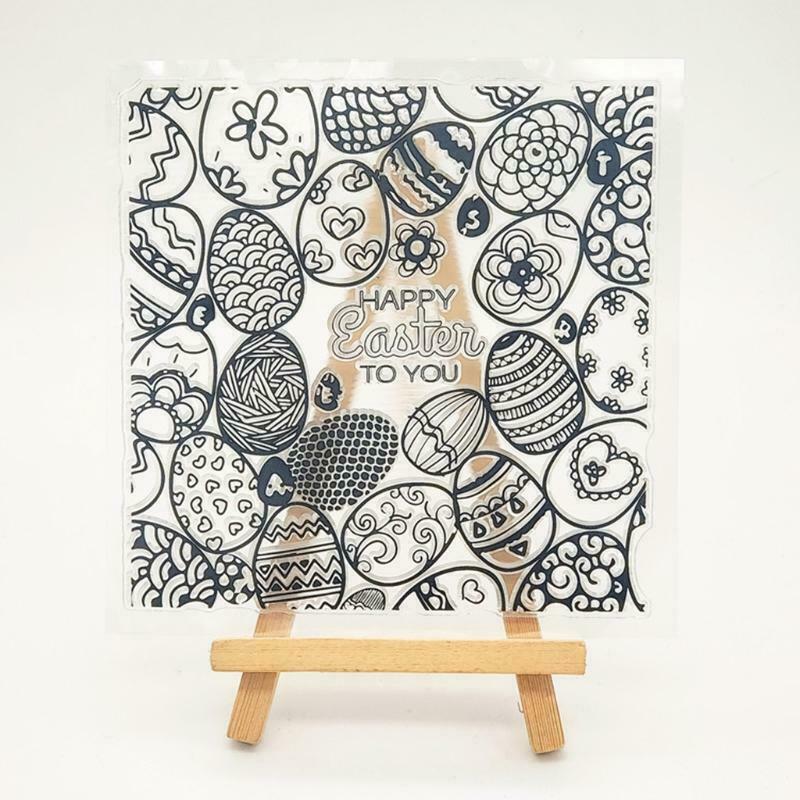 Happy Easter to You Silicone Clear Seal Stamp DIY Scrapbooking Embossing Photo
