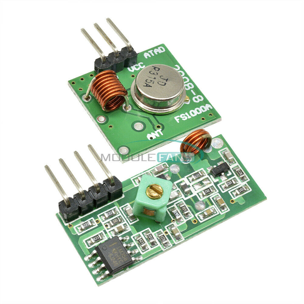 10PCS 315Mhz RF transmitter and receiver kit Module ARMMCU Raspberry Pi Arduino