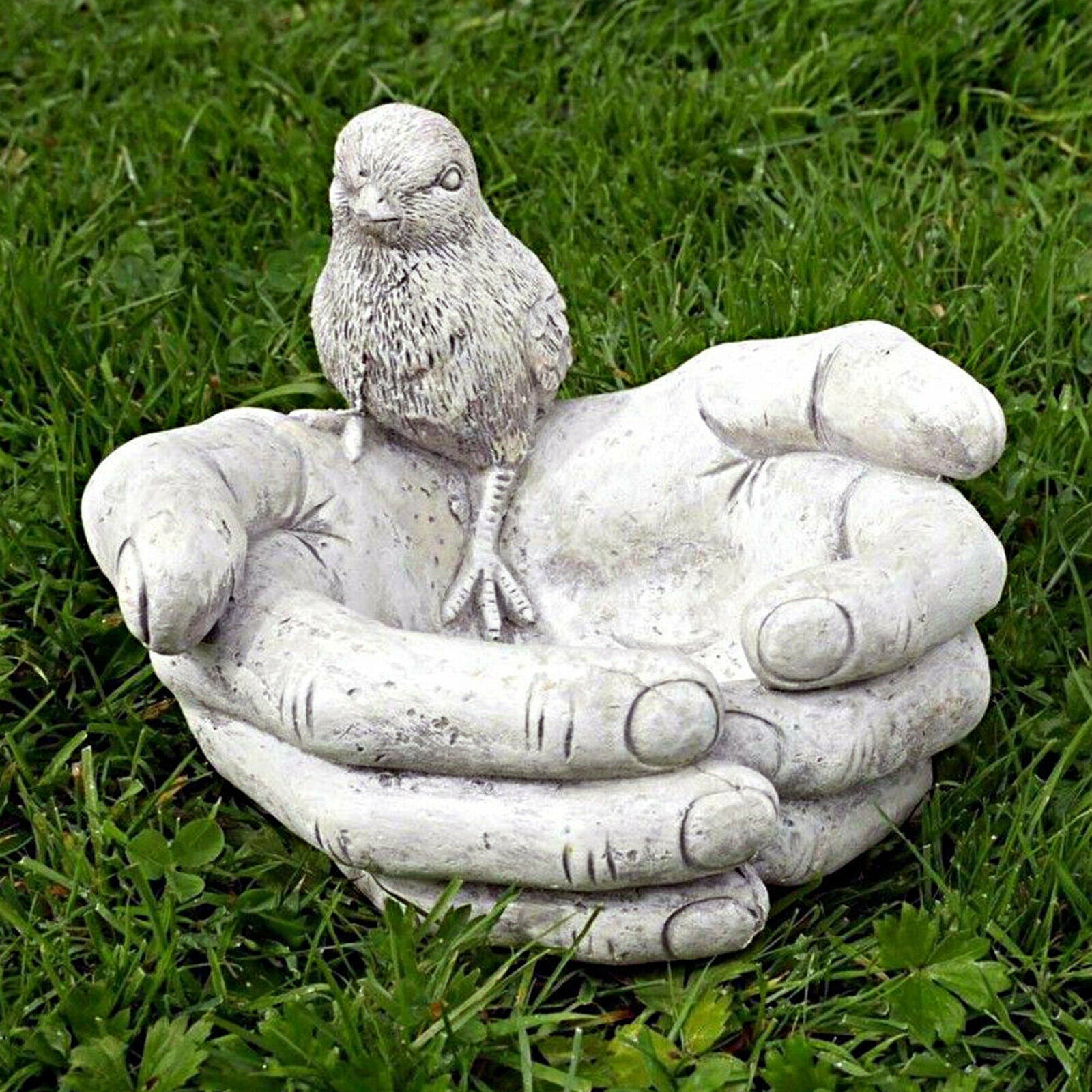 Hands Bird Feeder Garden Backyard Patio Bird Water Feeders Bowl