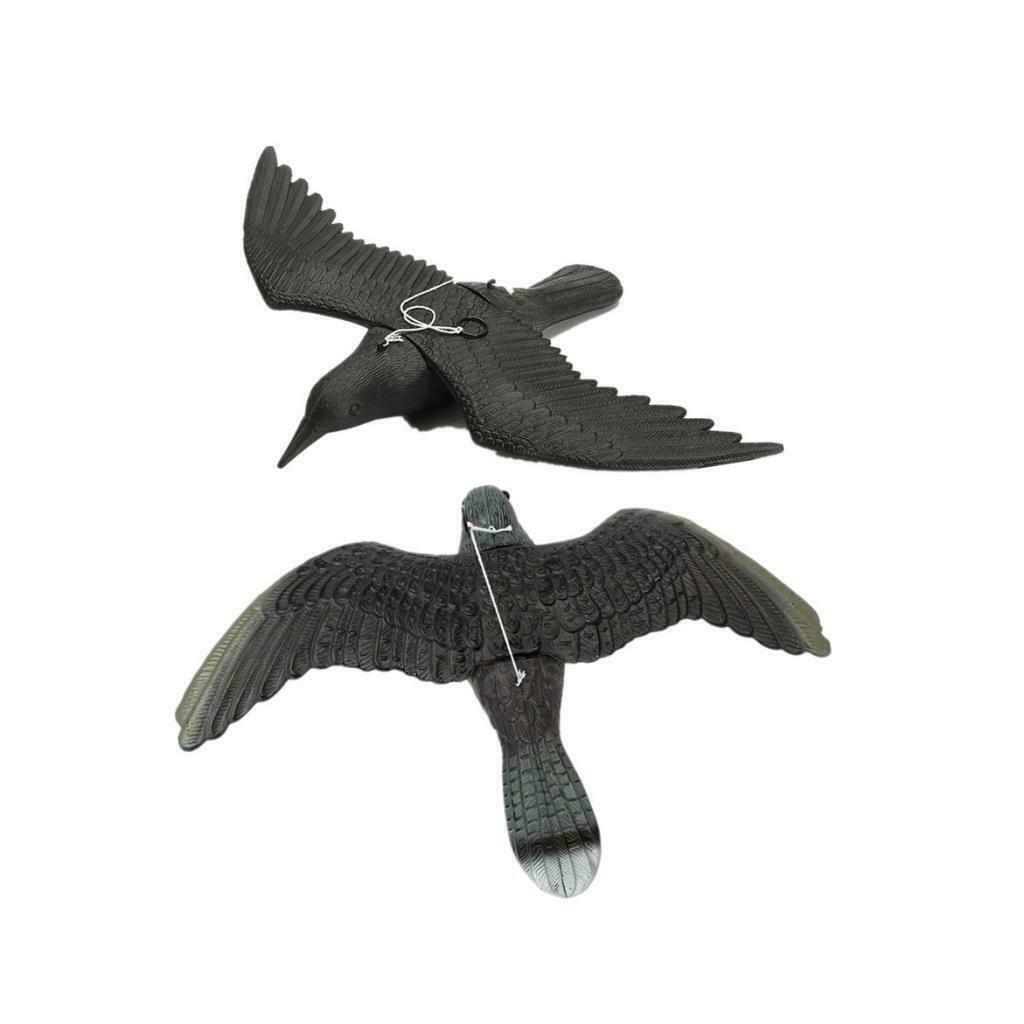 Crow Lure Falco Realistic Hunting Control Pests Garden Scarer Scarecrow