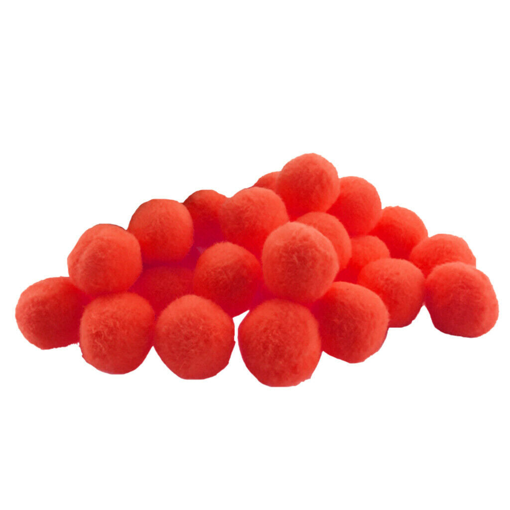 2 Packs 200 Pcs 18mm Red&White Pompoms for Crafts Making and Hobby Supplies Pom