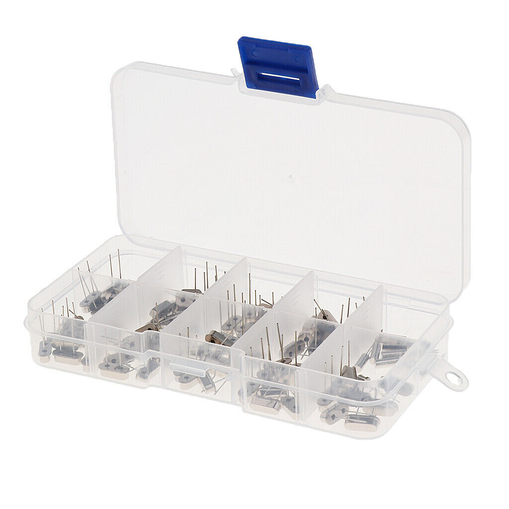 Set Of 100 Quartz Crystal Oscillator Resonator Assortment Kit 10 Value High
