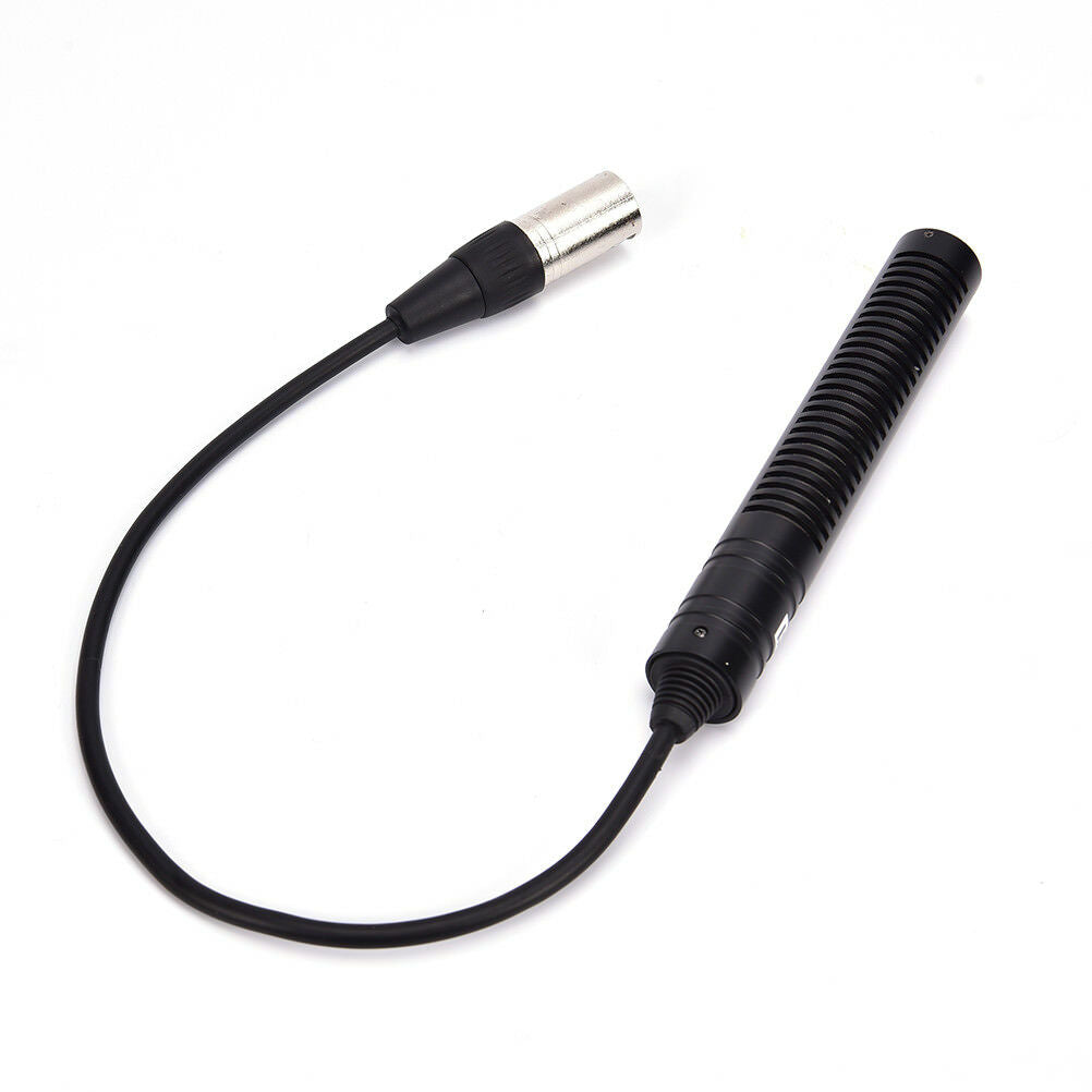 Shotgun DV Interview Mic Microphone Video Camera Camcorder XLR Cable ConferPFWF