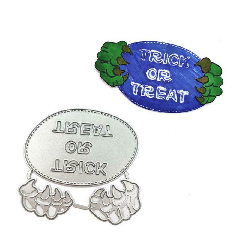 Halloween Horror Paw Metal Cutting Dies Stencil Scrapbook DIY Album Stamp Mold