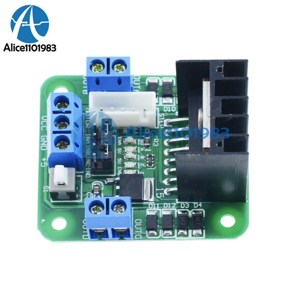 2PCS L298N Dual H-Bridge DC Stepper Motor Drive Controller Board for Arduino DIY