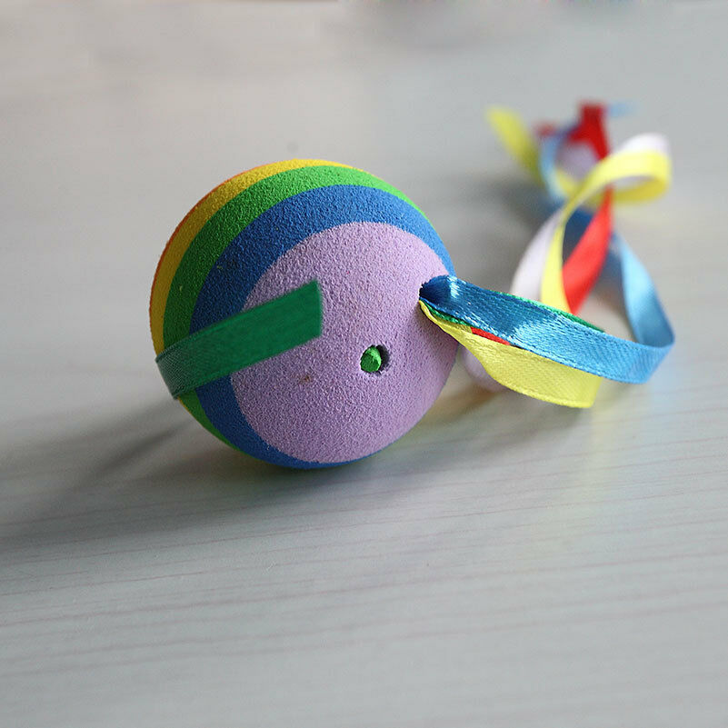 Car Antenna Toppers RainbowBall Colored Ribbon AntennaBalls Unique design.l8