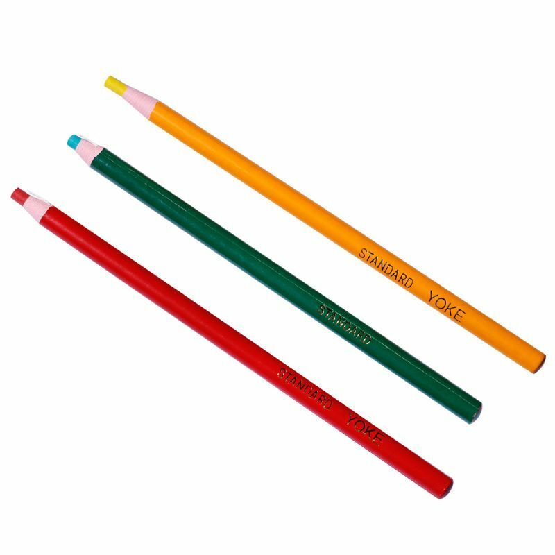 12PCS Peel off Marker Wax Pencil for wood Glass Metal Cloth Wax Crayon EE