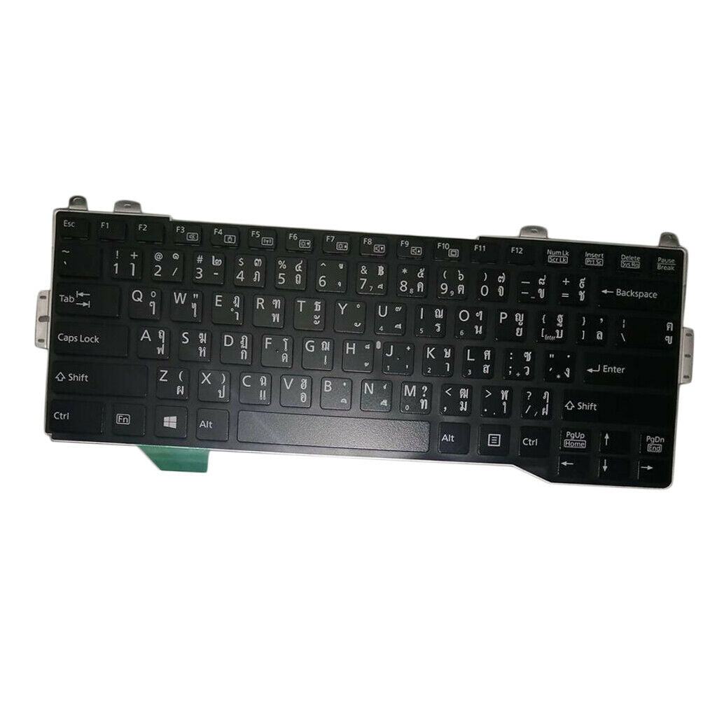Laptop Keyboard Thai Black for Fujitsu S904 S935 T935 U904 Laptop Keyboard