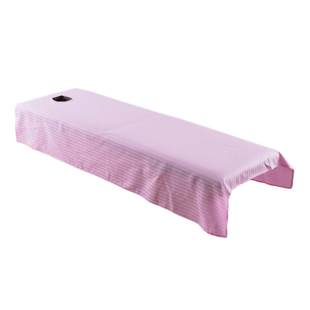 Beauty Massage SPA Treatment Bed Table Cover Sheet 120 x 190CM Pink