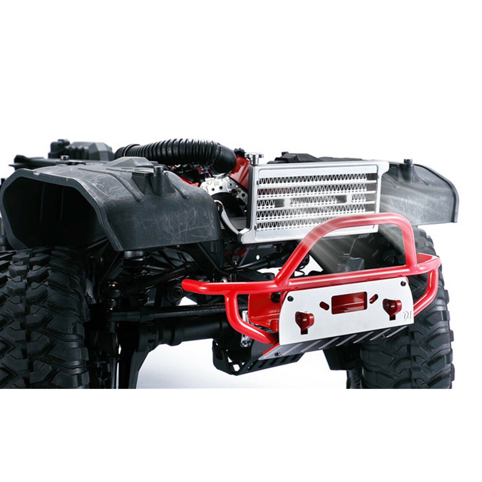 Metal Cooling Water Tank w/ Fan for 1/10 TRX-4 TRX-6 Wrangler V8 RC Crawler Car
