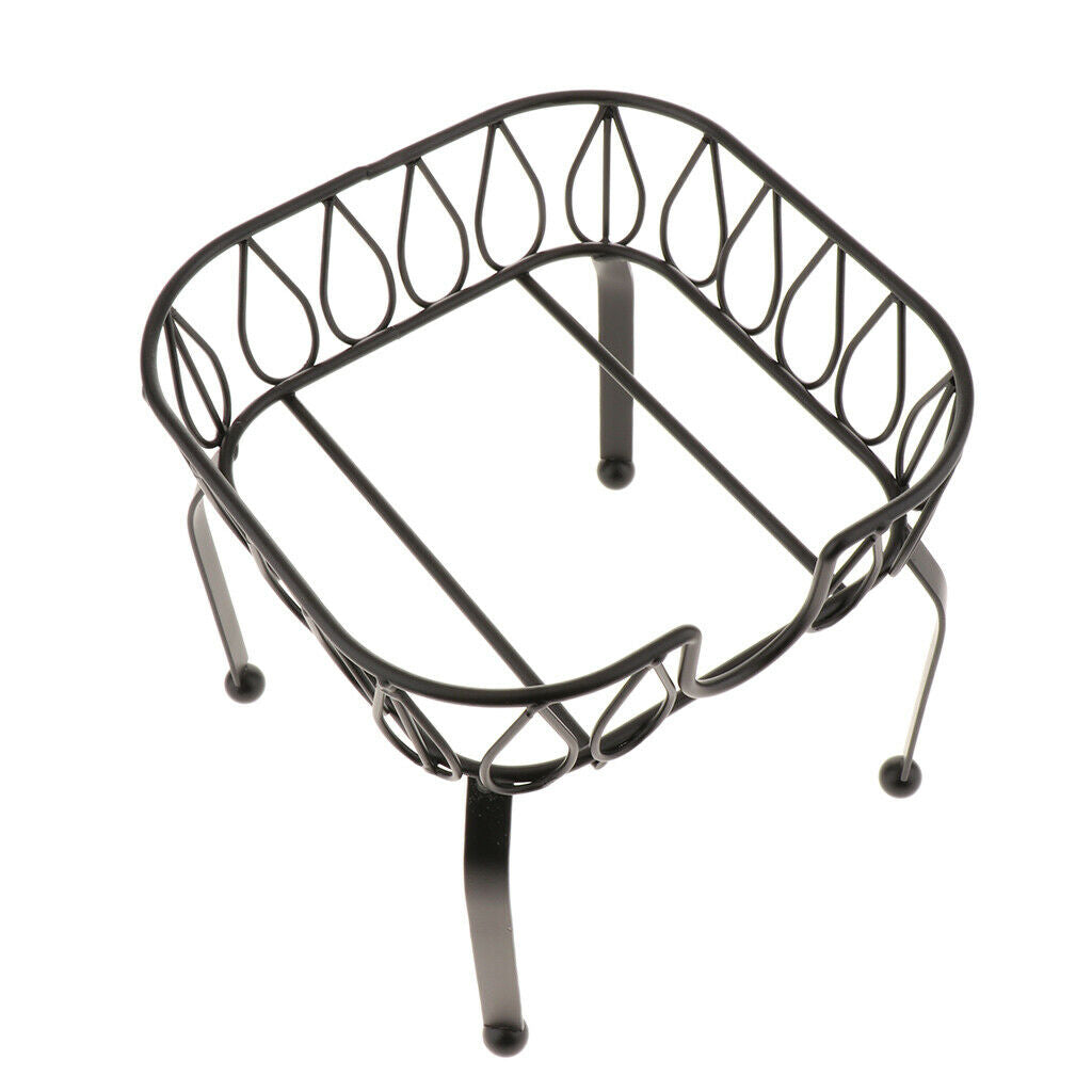 4L 5L 8L Drink Stand Basket Holder Stand Glass Jar Stand Wate Wine Black M