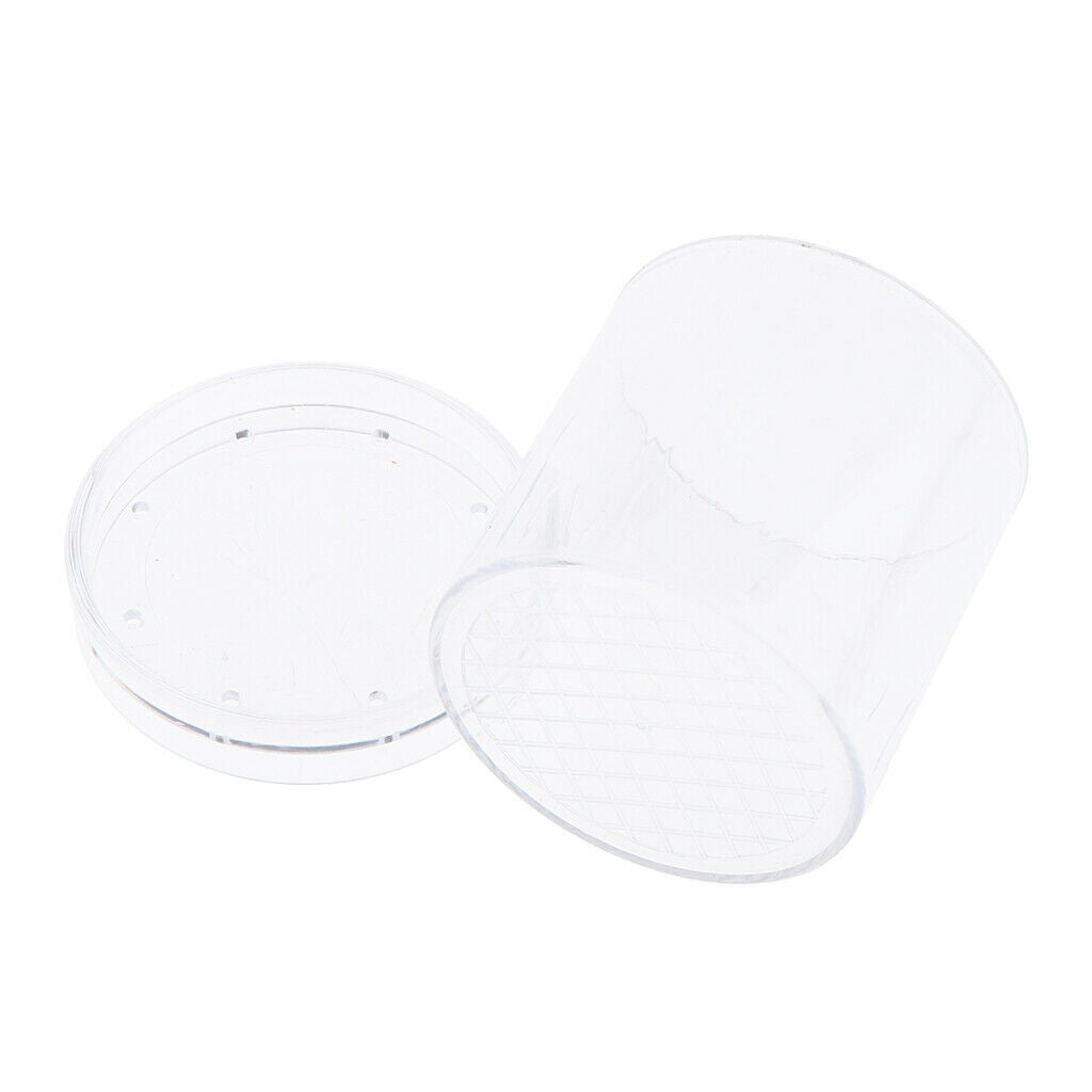 Round Bug Watch Box Jar Holder Container Insect Viewer Magnifying Glass