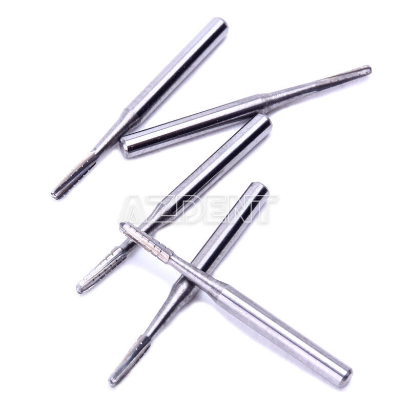 10 Kits Dental Lab Carbide Tungsten Steel Burs Drills FG1557 High Speed