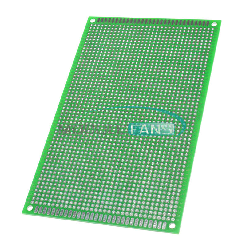 2PCS Double Side Board DIY Prototype Paper PCB 1.6mm 9x15cm New