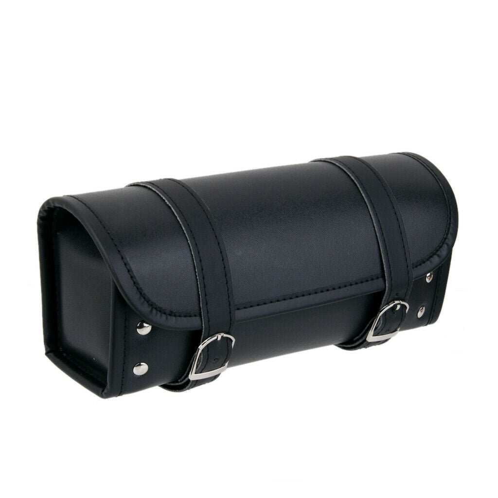 Motorcycle Pannier Saddle Pouch Faux Leather Luggage
