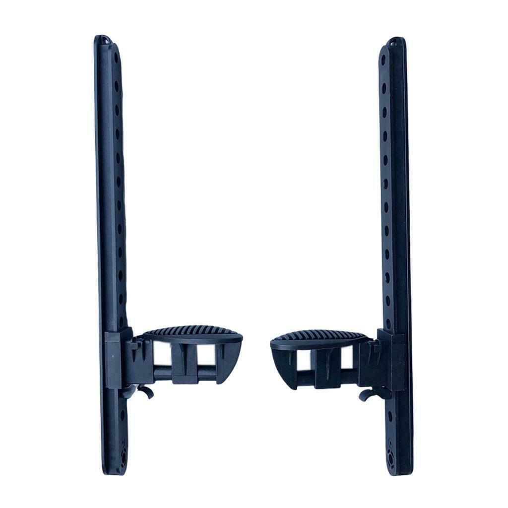 1 Pair Kayak Foot Pegs Canoe Pedal   Lock Design 16inch Hands-Free