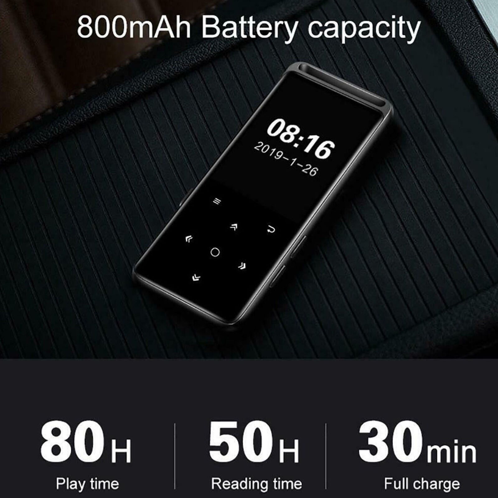 M6 Bluetooth 5.0 Lossless MP3 Player HiFi Portable 16GB Audio Player
