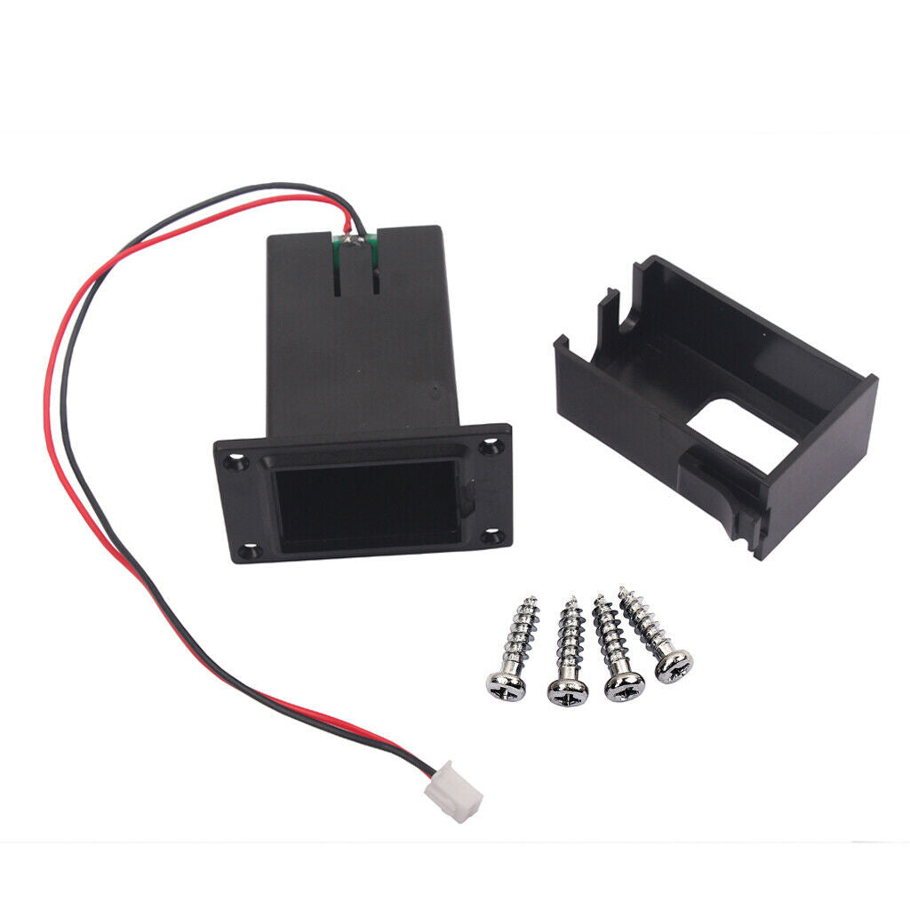 Black 9V Battery Compartment Cover Case Holder for Guitar Accessory