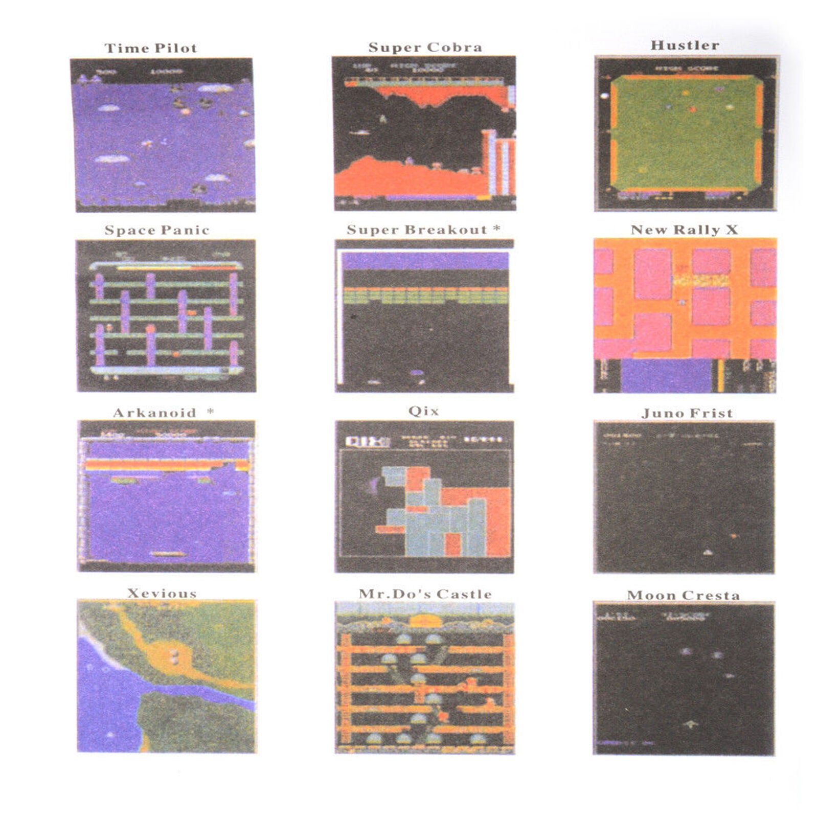Classic 60in1 Vertical Multi Arcade Game For JAMMA PCB Motherboard CGA/VGA AC708