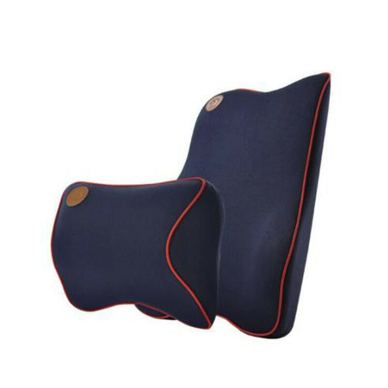 Memory Foam Pillow Neck Headrest Back Lumber Support Car Travel Soft Cushion