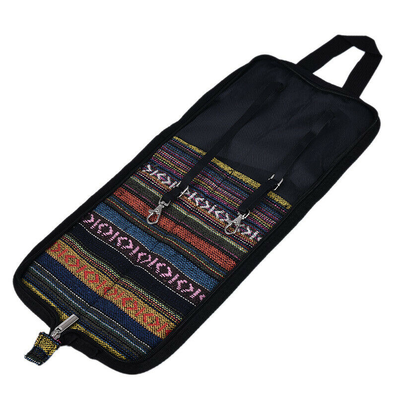 1pc Folk Style Knitted Drum Sticks Gig Bag Drumsticks Storage Case PercussioBDA