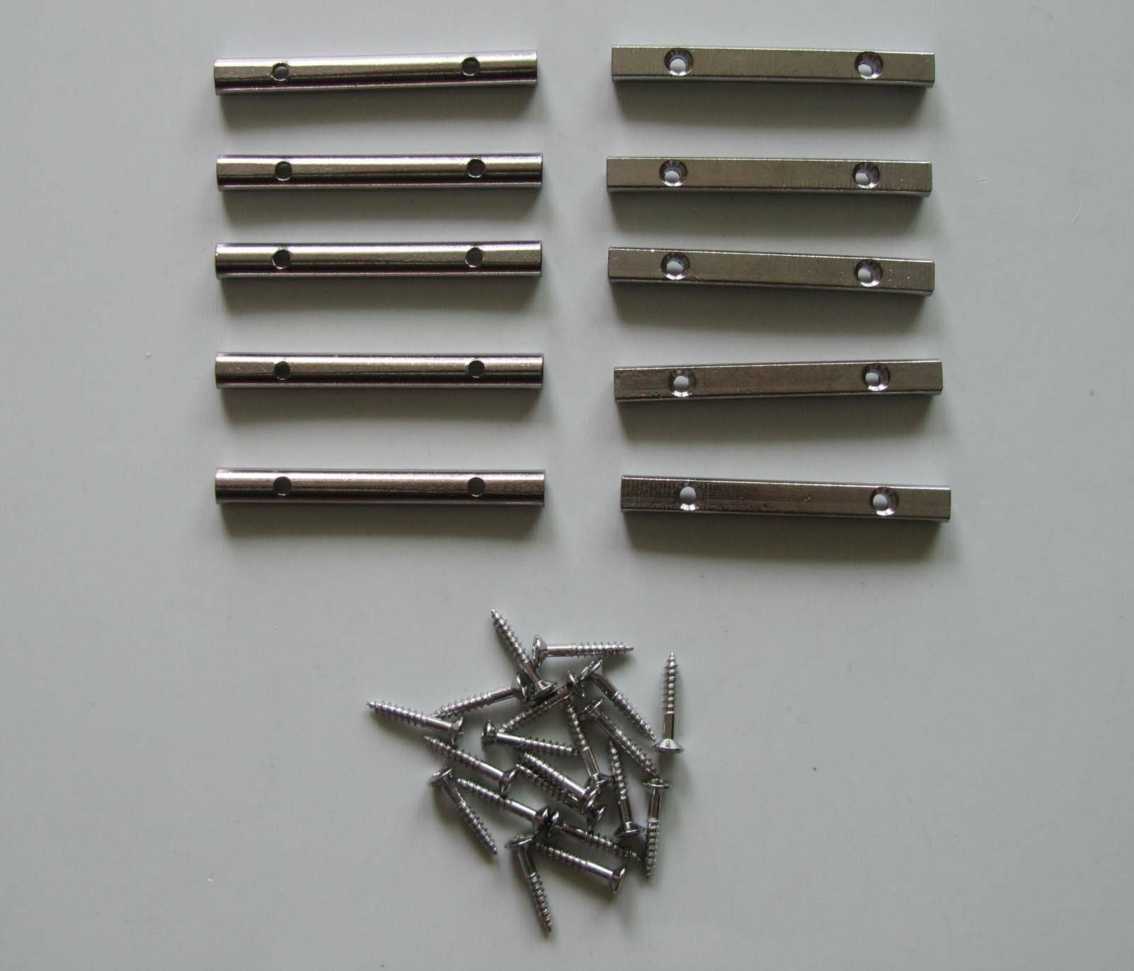 10x Chrome Electric Guitar String Retainer Bar for Floyd Rose Guitar