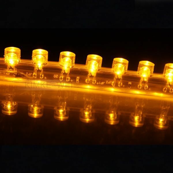 12cm yellow LED Flexible Neon Strip Light Car Van 12V