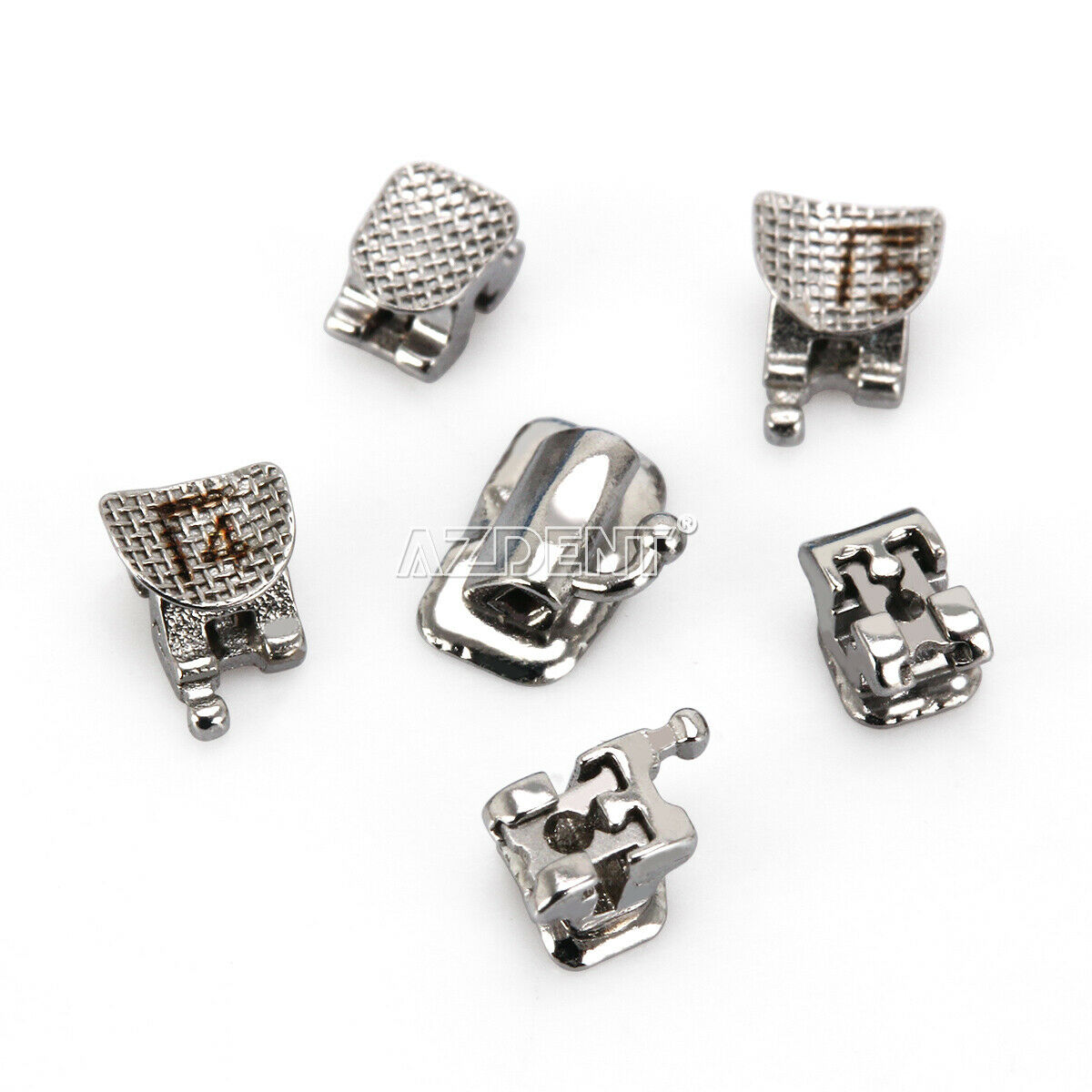 5X Orthodontic Dental Passive Self-Ligating Bracket Braces Roth .022 Hooks 3 4 5