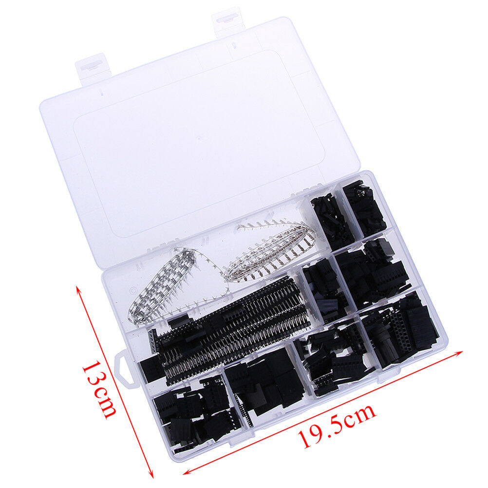 1450X 2.54 mm Wire Housing Connector Kit Crimp PCB Pin Headers Set For DupoY1