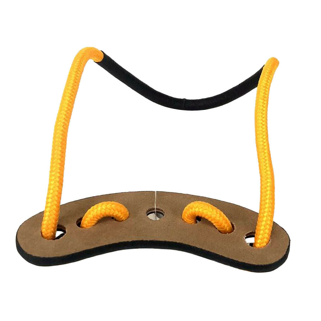 Hunting Shooting Archery Compound Bow Wrist Sling Strap with Grommet yellow