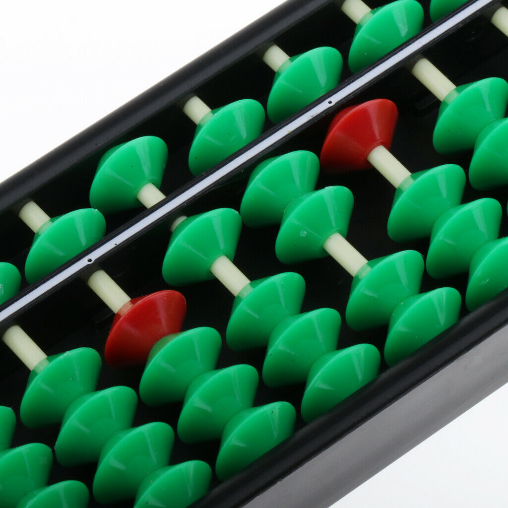 Kids Plastic Abacus Beads Arithmetic Soroban Calculating Tool, Train Counting