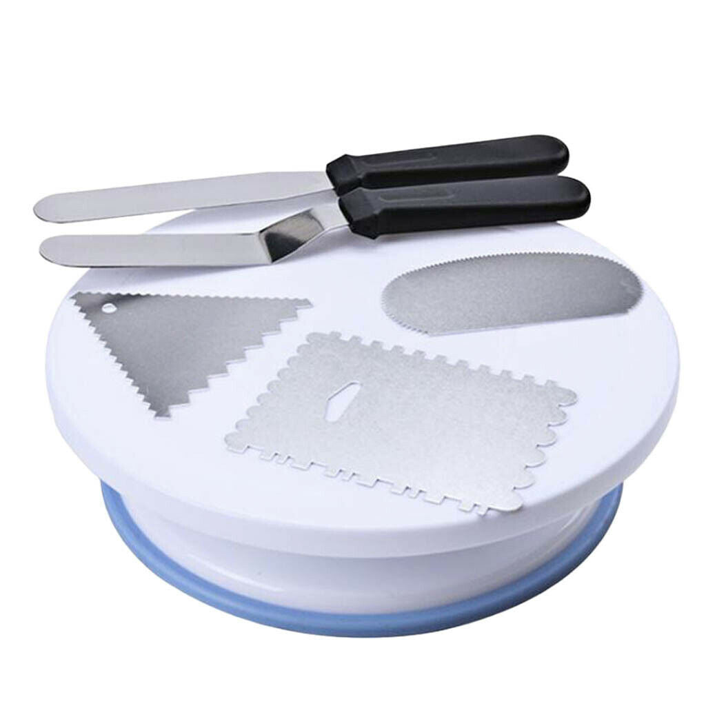 Multi-function Cake Turntable Stand Decorating Kit Set Pastry Tools 27.5cm