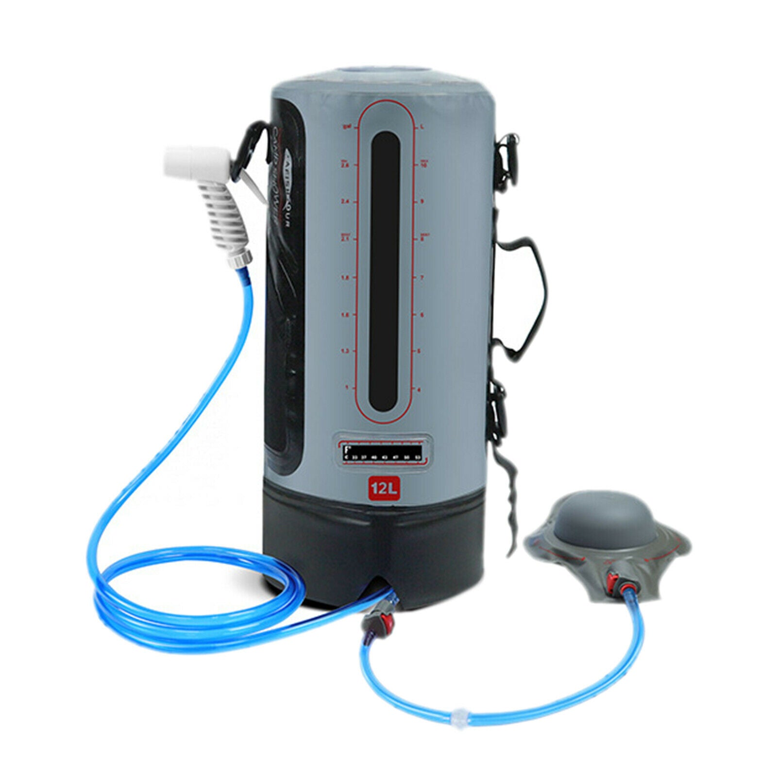 Portable Solar Camping Shower Bag Pressure Shower for Beach Swimming Hiking