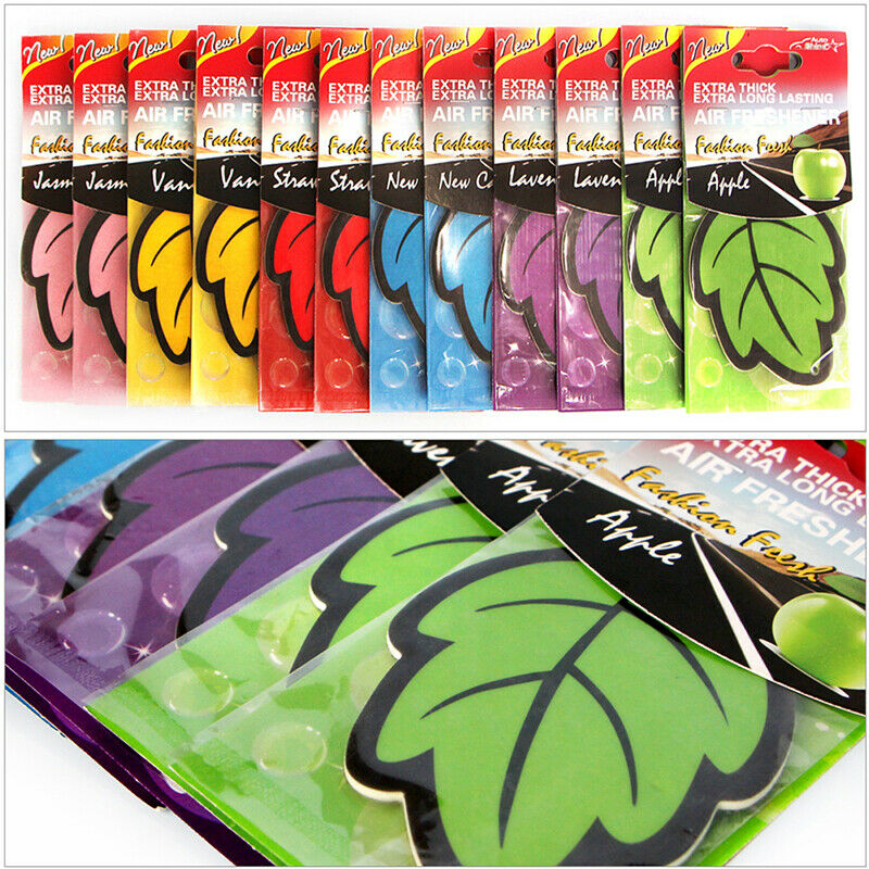 6PCS Car Air Freshener Natural Scented Hanging Vanilla Perfumecar Accesso.l8