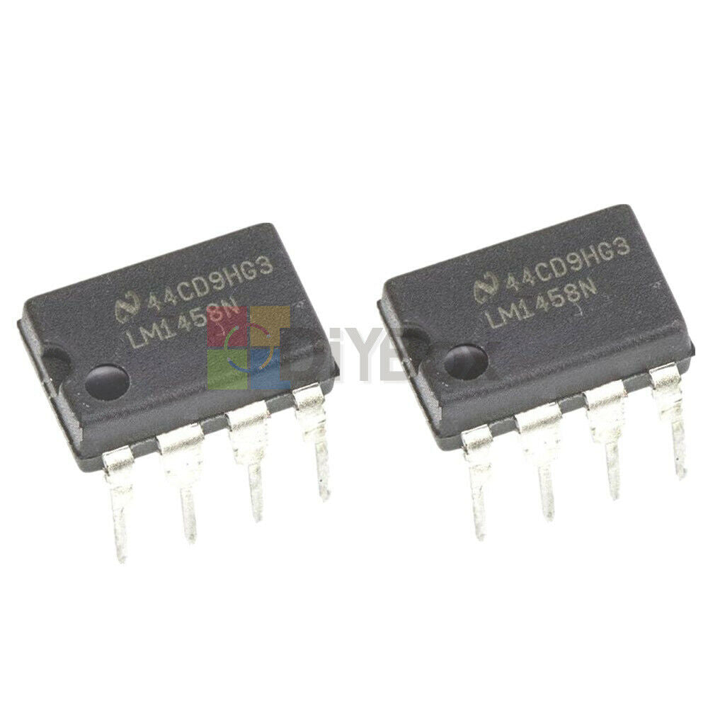 50PCS 1458 LM1458N DIP-8 LM1458 IC DUAL OPERATIONAL AMPLIFIER IC