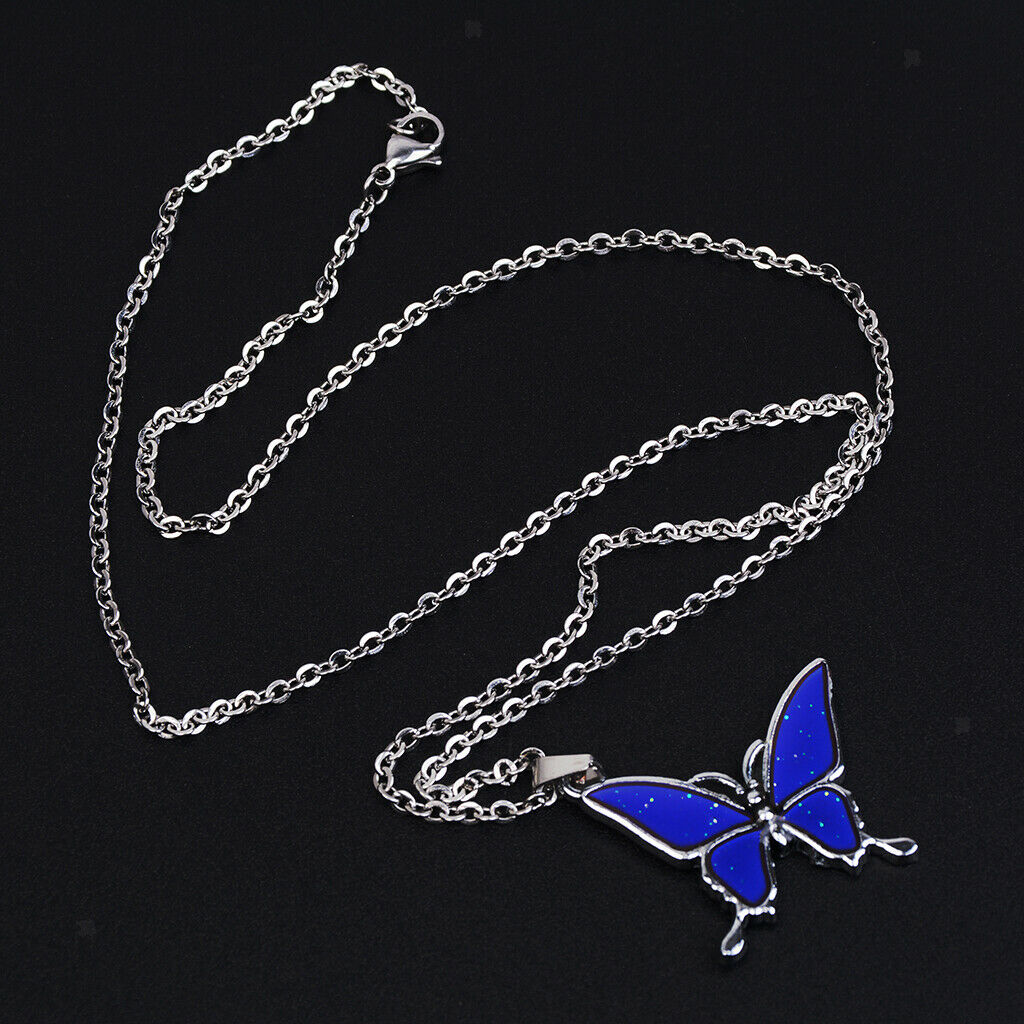 2 Sets Animal Color Change Mood Emotion Necklace Ring Jewelry Set Choker