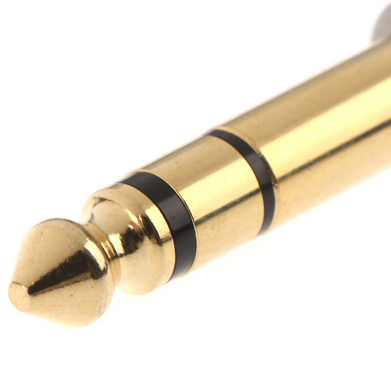 1PCS 6.35mm 1/4" Stereo Male to 3.5mm 1/8" Female Jack Plug Audio Adapter.l8