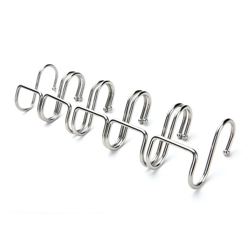 Durable Pro Chef Kitchen Tools Premium S Shaped Double Hooks Stainles.l8