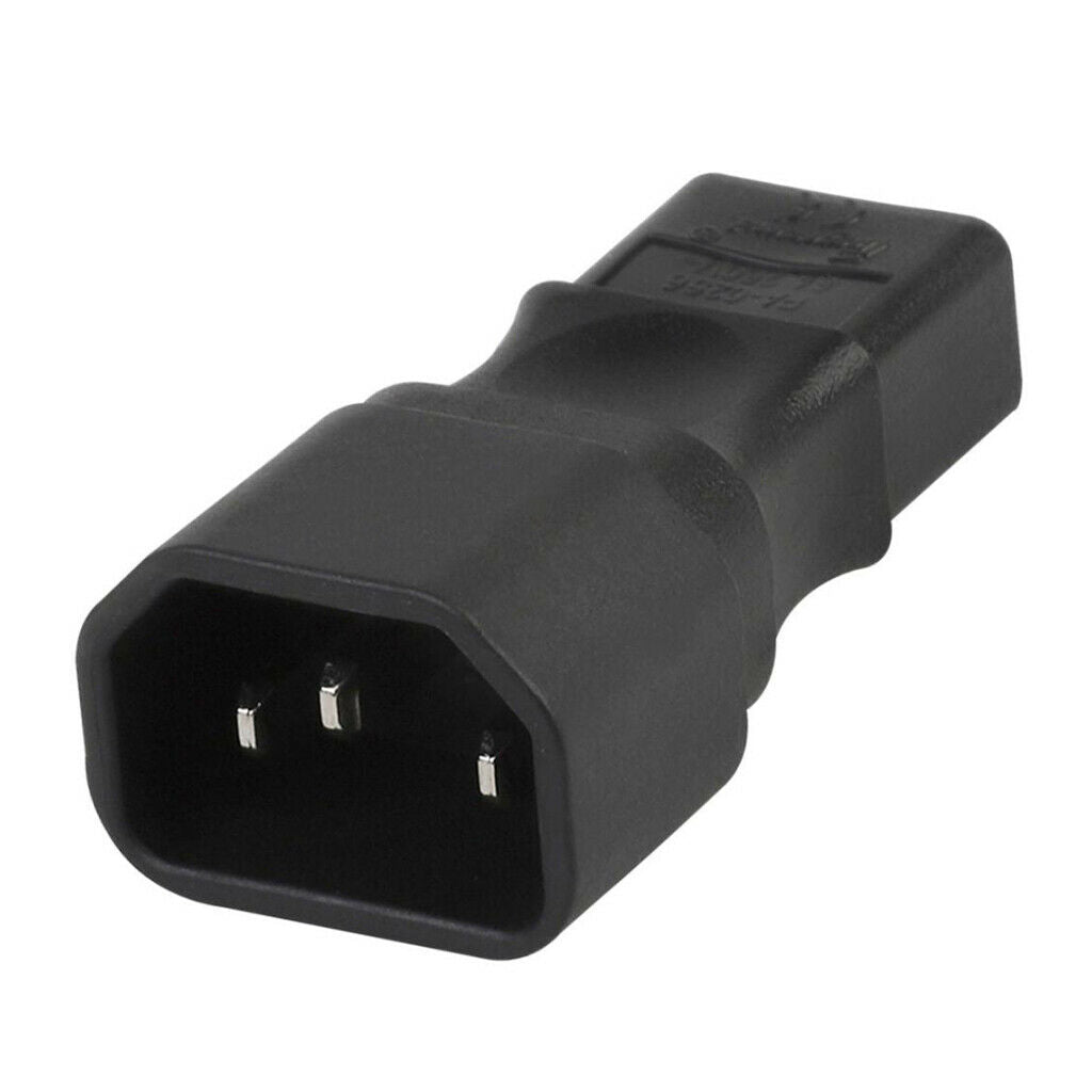2X IEC320 Male C14 to Female C9 Power Adapter Mains Extension Connector New