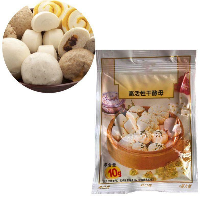 5 Bags 50g Cake Bread Active Instant Dry Yeast for Kitchen Baking Steamed Buns