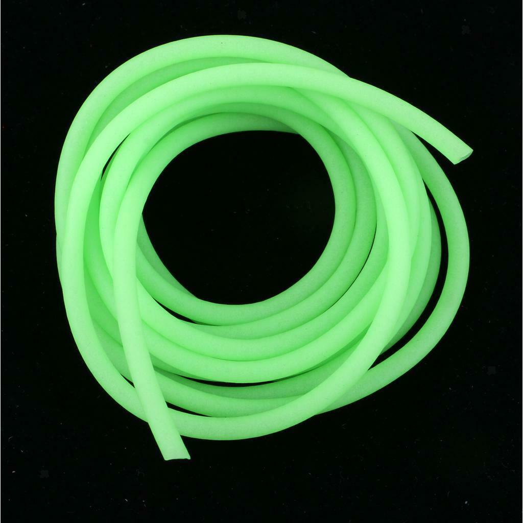 2x Soft Luminous Carp Fishing Tubes Tubing Sleeve Pipe