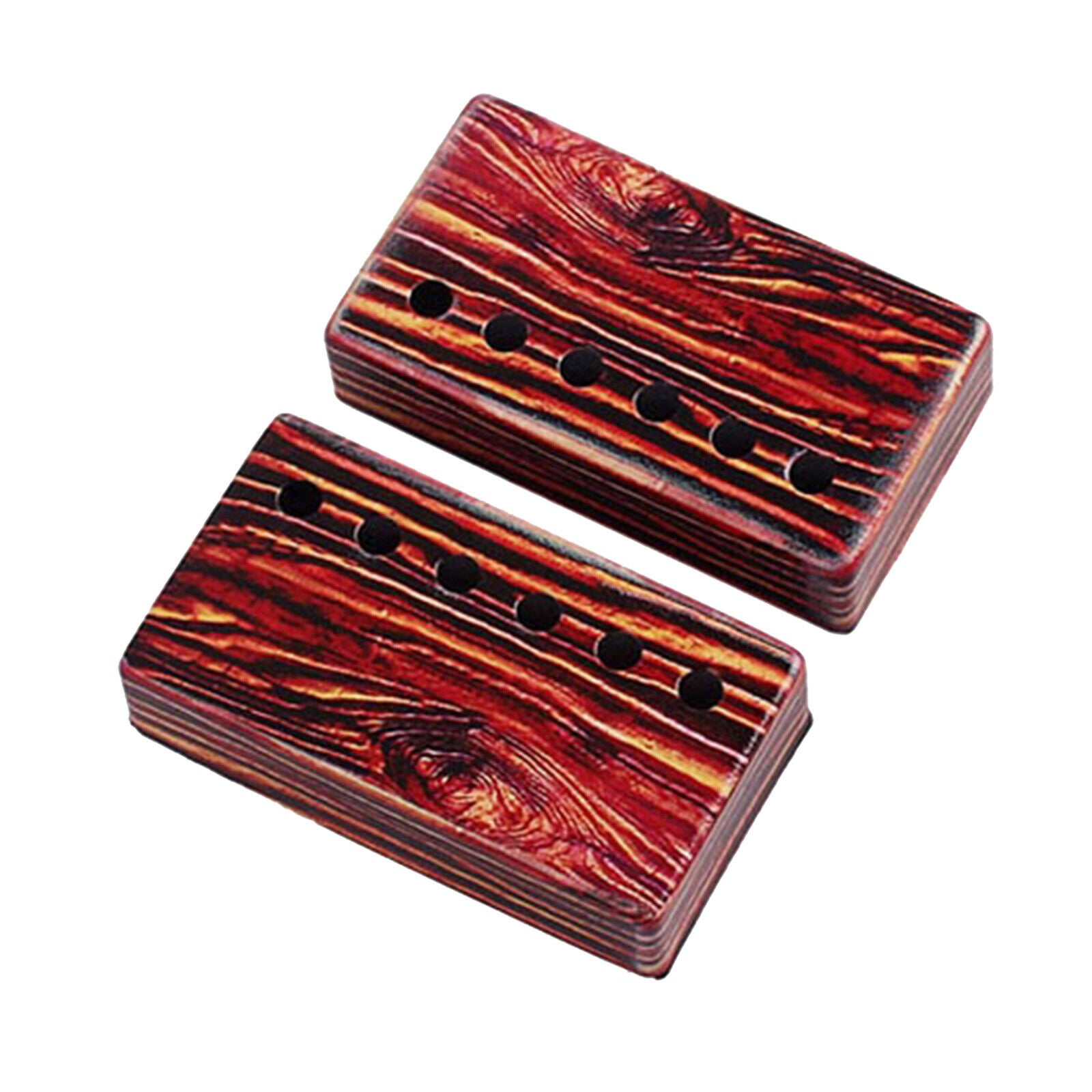 2pcs Copper Guitar Pickup Cover Set Electric Guitar Parts Easy to Install