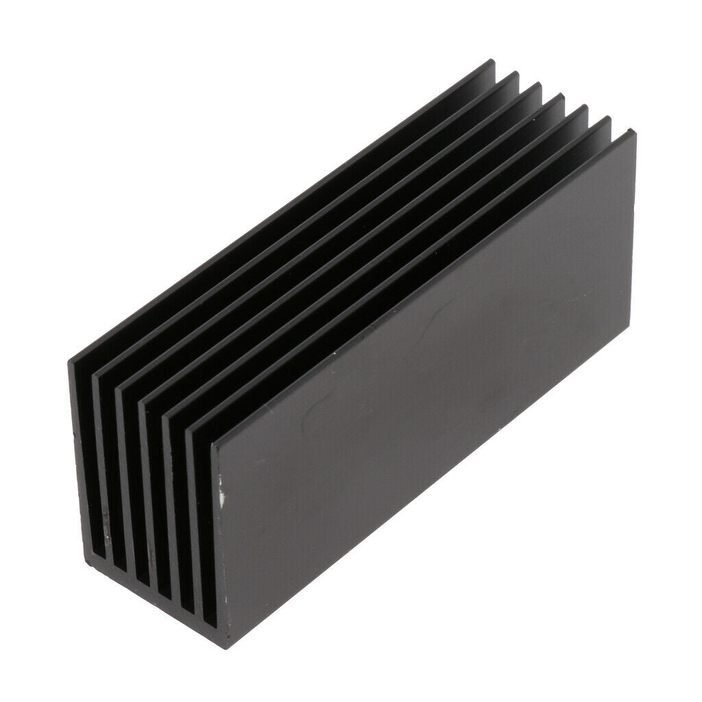 NVMe M.2 SSD Aluminum Heatsink Solid State Drive Cooler Cooling Fin - Black