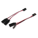 100mm Servo Harness 1 to 2 Y Splitter Cable for JR FUTABA Plug, RC Airplane