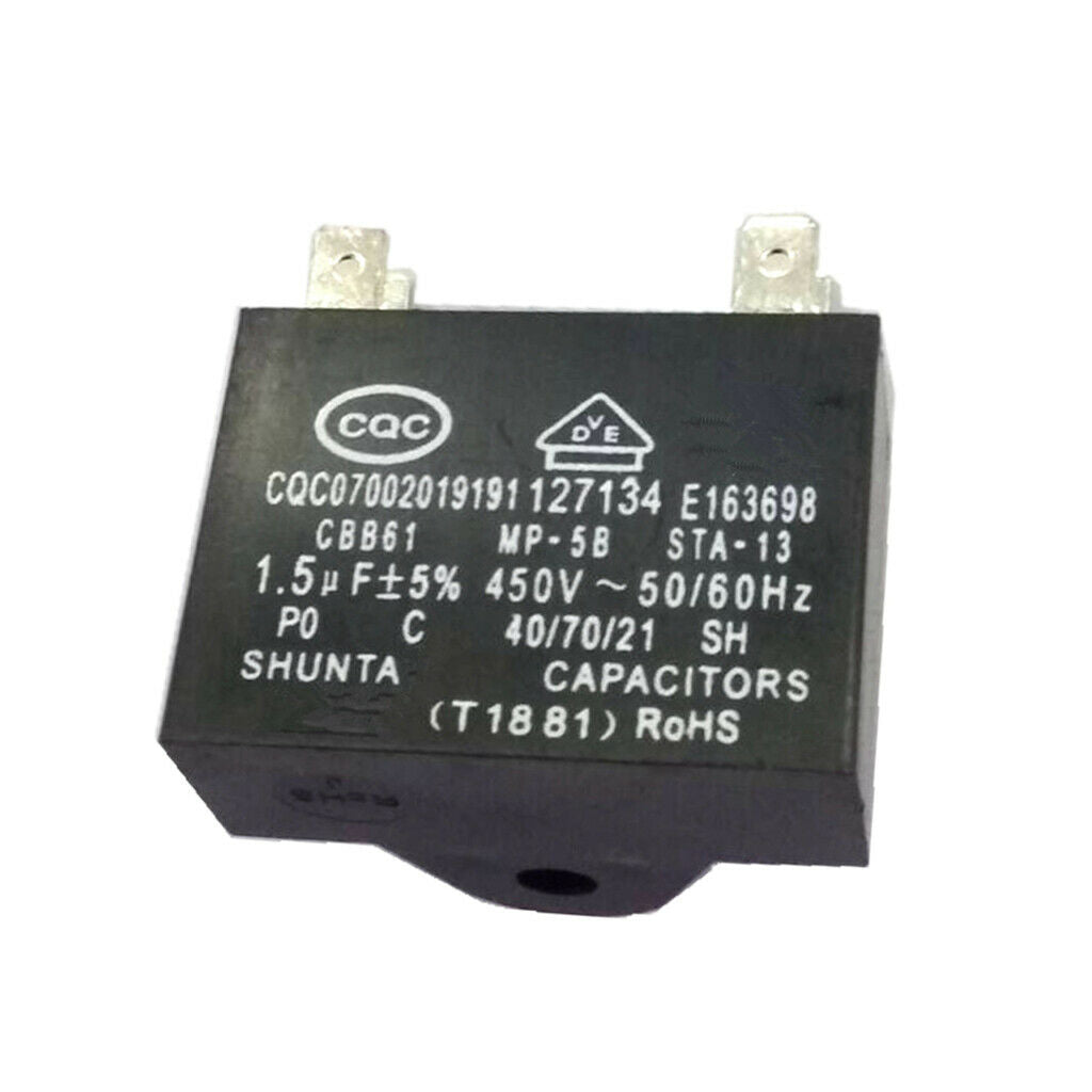 450V 1.5UF 50/60Hz Motor Start Capacitor Compressor for Electronic Equipment