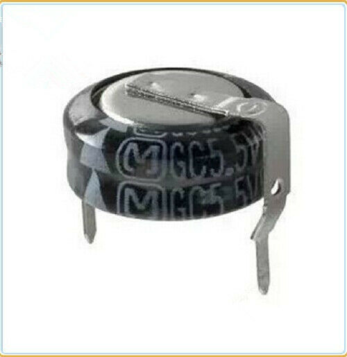 10 Pcs 5.5V 0.33F H Type Terminal Coin Super Capacitors New