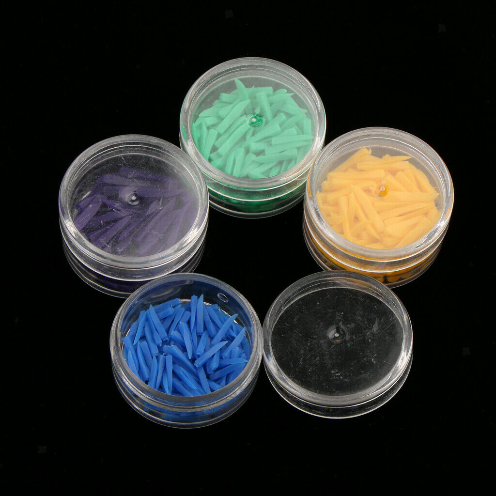 Bulk Lot 400 Pieces 4 Sizes Dental Disposable Teeth Diastema Wedges with Box